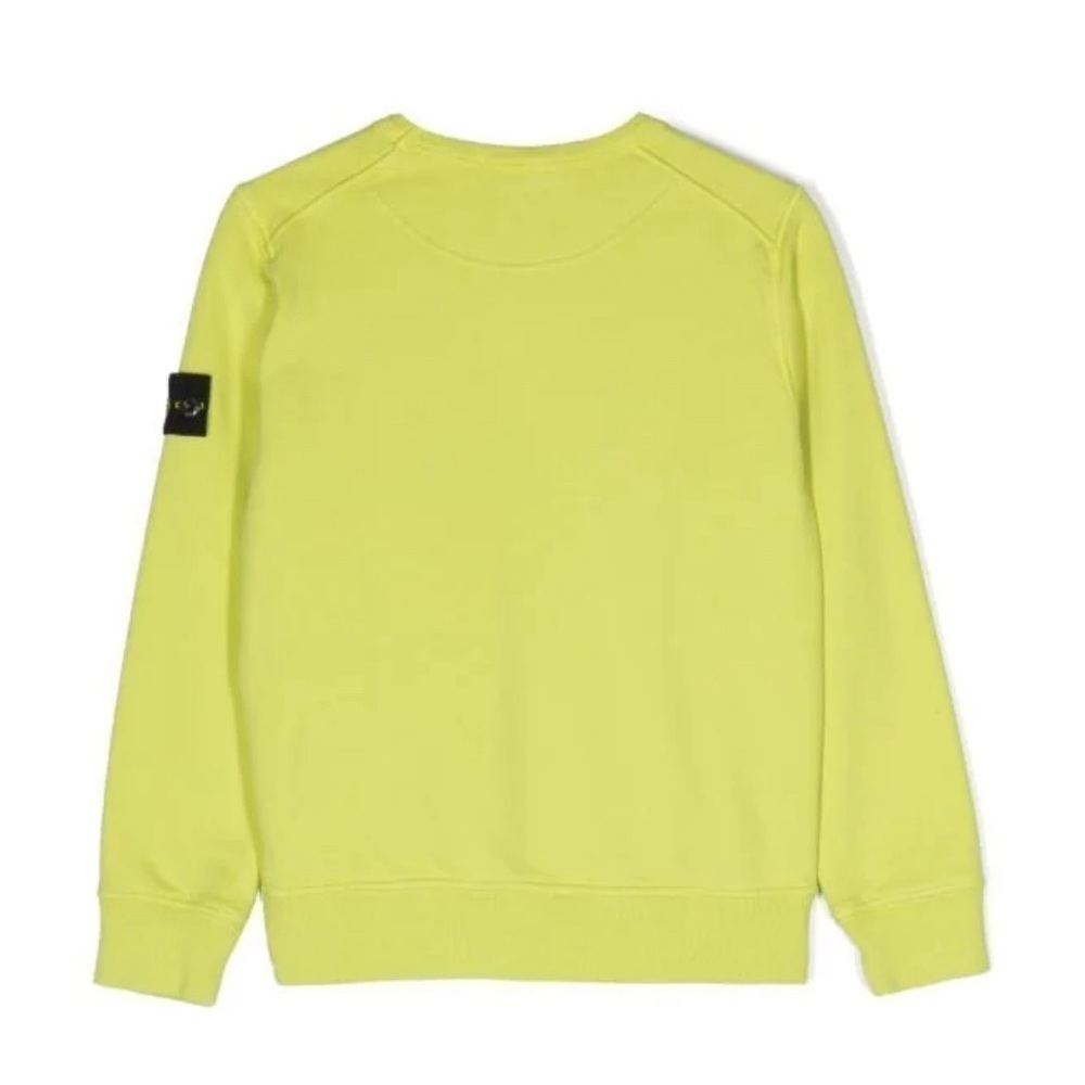 Stone Island Junior Lime Green Sweatshirt Junior 14 - Picture 3 of 14